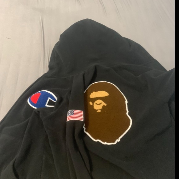 Bape X Champion Polartech Jacket size Small - Picture 1 of 5